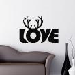 Adesivi Amore - Adesivo murali Corno Love - ambiance-sticker.com