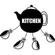 Adesivi murali per la cucina - Adesivo decorativo Modello di kitchen - ambiance-sticker.com