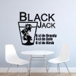 Adesivi murali per la cucina - Adesivo cucina ricetta Black Jack - ambiance-sticker.com