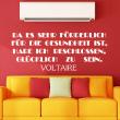 Adesivi con frasi -  Adesivo  Da es sehr förderlich - Voltaire - ambiance-sticker.com