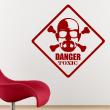 Adesivi murali cinema - Adesivo Danger toxic - Breaking bad - ambiance-sticker.com