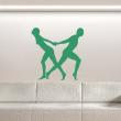 Adesivi murali di fugure umane - Adesivo Ballerini in movimento - ambiance-sticker.com