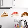 Adesivi murali per la cucina - Adesivo decorativo 3 pezzi di torte 2 - ambiance-sticker.com