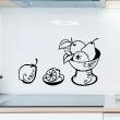 Adesivi murali per la cucina - Adesivo decorativo frutta e ciotola - ambiance-sticker.com