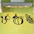 Adesivi murali per la cucina - Adesivo decorativo verdure set 3 - ambiance-sticker.com