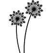 Adesivi murali fiori - Adesivo Disegno fiocco di neve fiore - ambiance-sticker.com