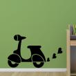 Adesivi murali design - Adesivo Moto Progettazione e cuore - ambiance-sticker.com