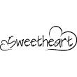 Adesivi Amore - Adesivo murali Sweetheart progettazione - ambiance-sticker.com
