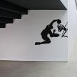 Adesivi murali di fugure umane - Adesivo Dunk un giocatore - ambiance-sticker.com