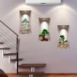 Adesivi murali 3D - Adesivo 3D bonsai giapponese - ambiance-sticker.com