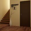 Adesivi murali design - Adesivo Emergency exit - ambiance-sticker.com