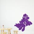 Adesivi murali per bambini - Adesivi bambino cavallino saltante - ambiance-sticker.com