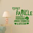 Adesivi Amore - Adesivo murali Esprit de famille - ambiance-sticker.com