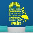 Adesivo Everyone wants, happiness - ambiance-sticker.com
