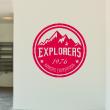 Adesivi murali design - Adesivo Explorers - Nordic expedition - ambiance-sticker.com