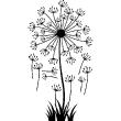 Adesivi murali fiori - Adesivo Dandelion Fiore - ambiance-sticker.com