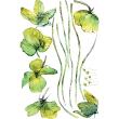 Adesivi murali fiori - Adesivo fiori dell'acquerello del prato - ambiance-sticker.com