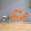 Adesivi murali fiori - Adesivo Fiori e farfalle vicine - ambiance-sticker.com