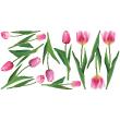 Adesivi murali fiori - Adesivo fiore tulipani rosa - ambiance-sticker.com