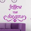 Adesivi con frasi - Adesivo Follow your dreams - ambiance-sticker.com