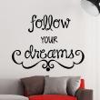 Adesivo Follow your dreams - ambiance-sticker.com