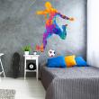Adesivi murali design - Adesivo calciatore pop art - ambiance-sticker.com