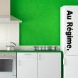 Adesivi murali per la frigorifero - Adesivo decorativo Au régime - ambiance-sticker.com
