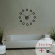 Adesivi murali orologi - Adesivo decorativo con circolare - ambiance-sticker.com