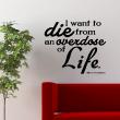 Adesivi con frasi - Adesivo murali I want to die - Hilton Mcconnico - ambiance-sticker.com
