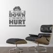 Adesivi con frasi - Adesivo murali I will make you hurt - Johnny Cash 'Hurt' - ambiance-sticker.com