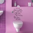 Adesivi de pareti per WC - Adesivo Adesivo If you sprinkle, when… - ambiance-sticker.com