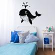 Adesivi murali Animali - Adesivo sorridente balena - ambiance-sticker.com