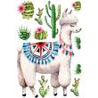 Adesivi murali per bambini - Adesivo Lama messicana - ambiance-sticker.com