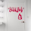 Adesivi de pareti per bagno - Adesivo Molletta da bucato personalizzata - ambiance-sticker.com