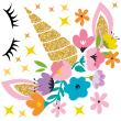 Adesivi murali per bambini - Adesivo unicorno e le stelle - ambiance-sticker.com