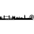 Adesivi murali urbani - Adesivo Skyline di Londra 2 - ambiance-sticker.com