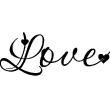 Adesivi Amore - Adesivo murali Amore Calligraphy - ambiance-sticker.com