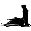 Adesivi Manga uomo con la sua spada - ambiance-sticker.com