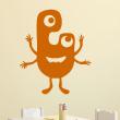Adesivi murali per bambini - Adesivi Mostro con 4 bracci - ambiance-sticker.com