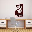 Adesivi murali musica - Adesivo musica ritratto Drake - ambiance-sticker.com