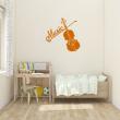 Adesivi murali musica - Adesivo musica violoncello music - ambiance-sticker.com