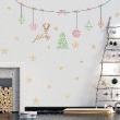 Adesivi murali Natale - Adesivo Natale origami ghirlanda di Natale - ambiance-sticker.com