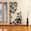 Adesivi murali Animali - Adesivo pandas e bambù - ambiance-sticker.com