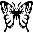 Farfalle di fiamme - ambiance-sticker.com