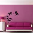 Adesivi murali Animali - Adesivo Farfalle e Fiori - ambiance-sticker.com