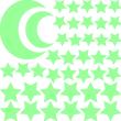 Adesivi fosforescente - Adesivo murali mini serie di Luna e le stelle - ambiance-sticker.com