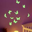 Adesivi fosforescente - Adesivo murali farfalle - ambiance-sticker.com