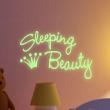 Adesivi fosforescente - Adesivo murali Sleeping Beauty - ambiance-sticker.com