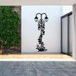 Adesivi murali design - Adesivo piante e lampada stradale - ambiance-sticker.com