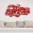 Adesivi murali per bambini - Adesivi Adesivi Pompiere camion - ambiance-sticker.com